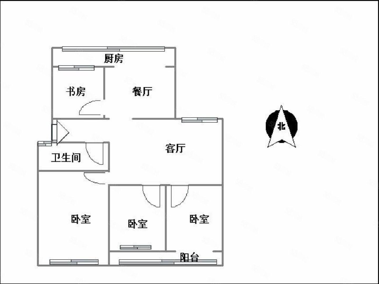 凤凰小区4室2厅1卫114㎡南北41.8万