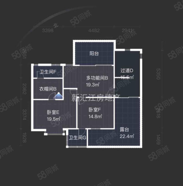 鑫润花园(别墅)8室2厅7卫320㎡南北950万