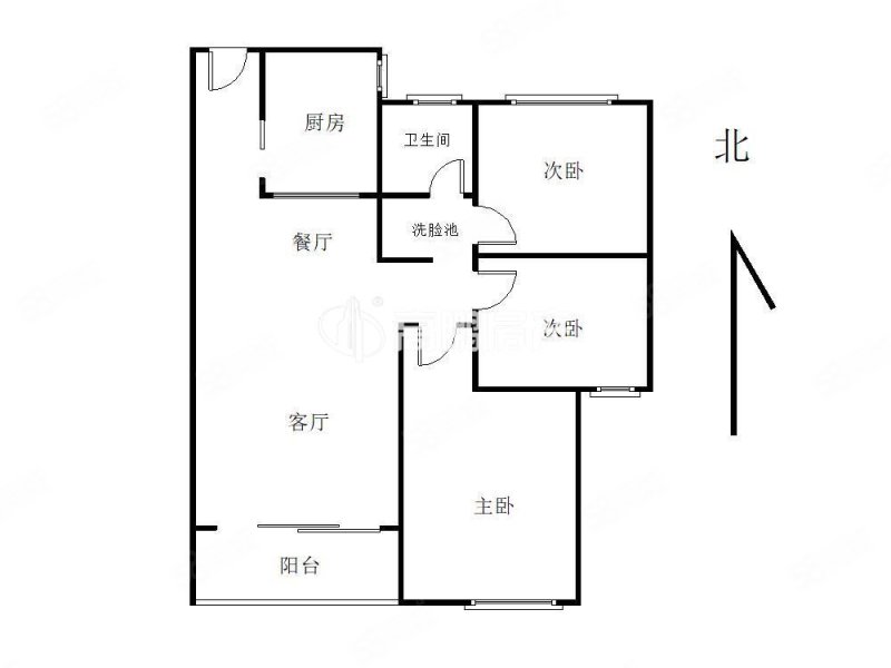 联发欣悦学府3室2厅1卫82.64㎡南150万