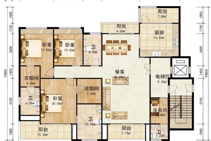 双玺时光道(别墅)5室3厅5卫236㎡南北0万