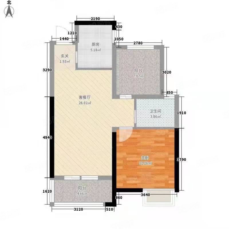 轮胎东村1室1厅1卫32㎡东9.9万