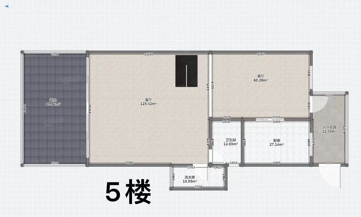 新加坡城国际二期5室2厅3卫152.43㎡南北108万