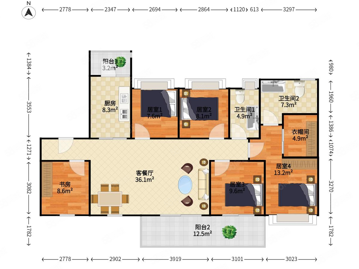 越秀滨海新城户型图图片