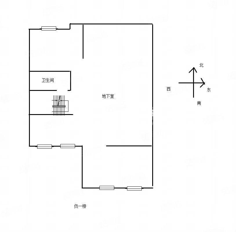 天屿花城((别墅)8室3厅7卫396㎡南北338万