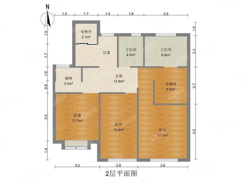 信达溪岸观邸4室1厅3卫201.7㎡南610万