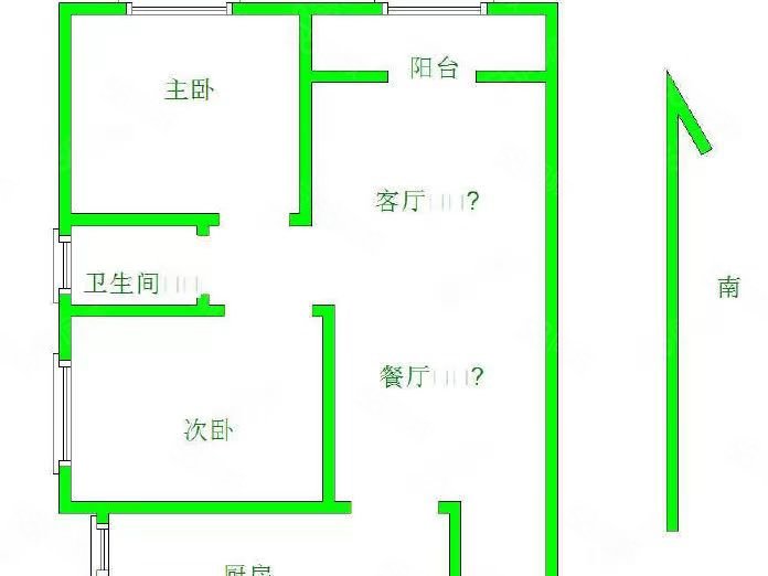 祥和家园(临河区)2室2厅2卫90㎡南北24万