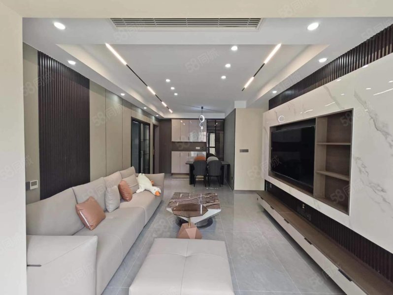 南湖丽景88平带观景双阳台豪装三室二厅二卫户型方正南北通透!