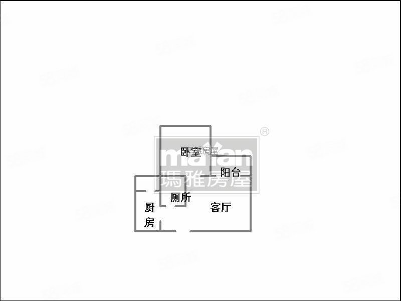 苌弘路497号院1室1厅1卫54.6㎡南18.8万