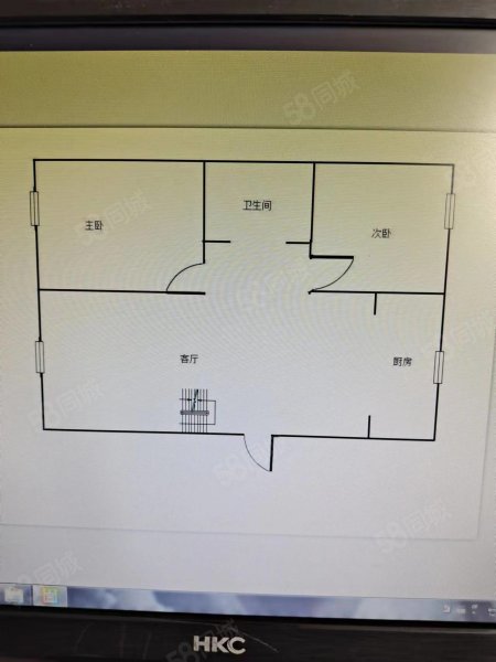 大港莱茵华庭2室1厅1卫90㎡南北29.5万