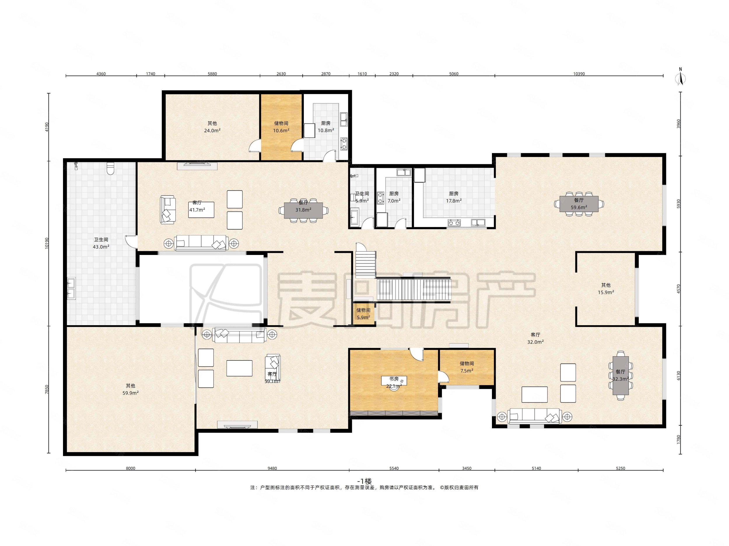 晴翠園7室8廳8衛(wèi)872.09㎡東南14998萬