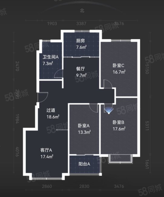 世纪花园5室3厅2卫219.68㎡南175万