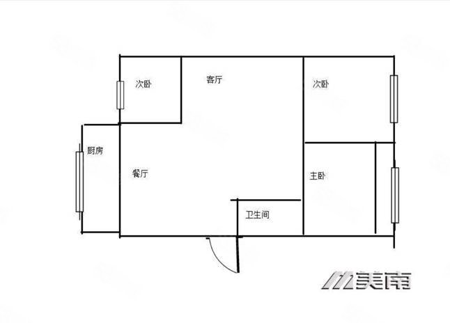 文萃佳苑3室2厅1卫89㎡南北49.8万