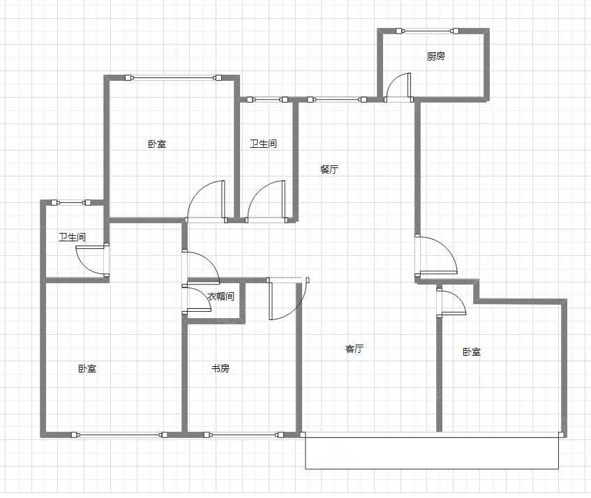 百合御景城东区4室2厅2卫163㎡南北135万