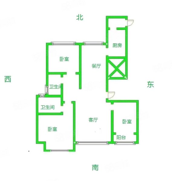 沧兴一品3室2厅2卫139.84㎡南北180万