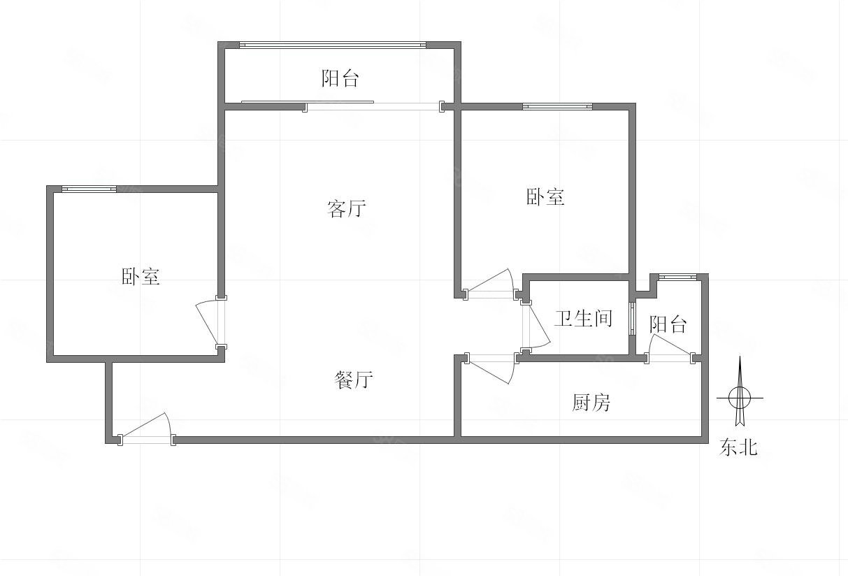 泽瑞琥珀天成(北区)2室2厅1卫76.04㎡东北73.8万