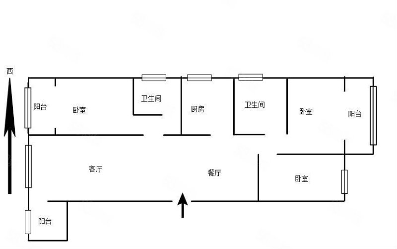 滇池卫城橡尚3室2厅2卫121.96㎡东南158万