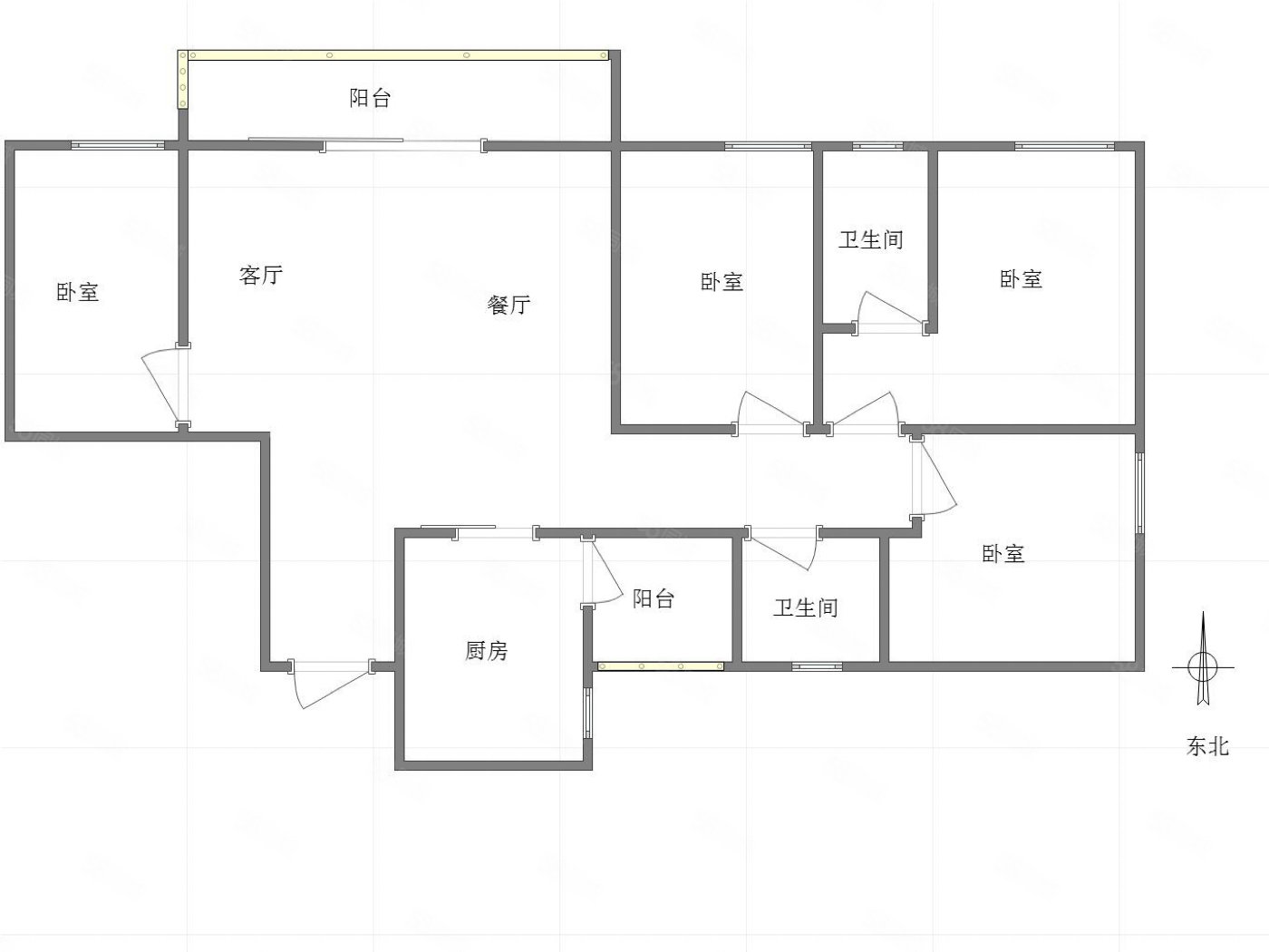 金隅新都会天境4室2厅2卫133㎡西南136.9万