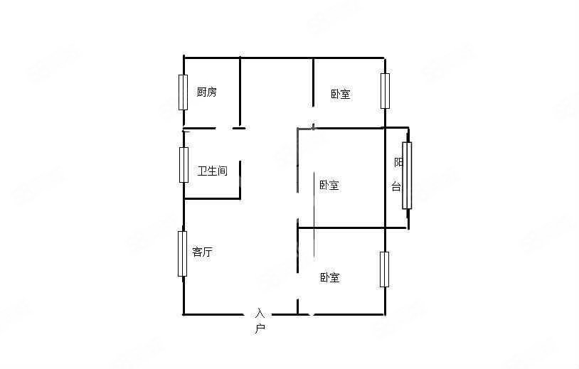 黎阳明珠3室2厅1卫123㎡东西46万