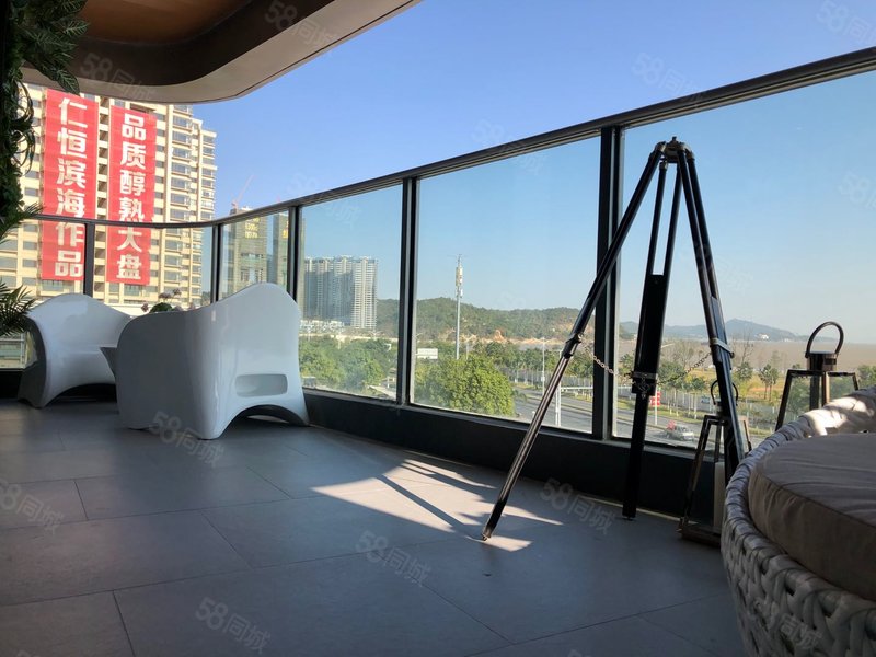 一线海景大盘新房天恒湾景花园珠海唐家湾,靠山向海,南北通