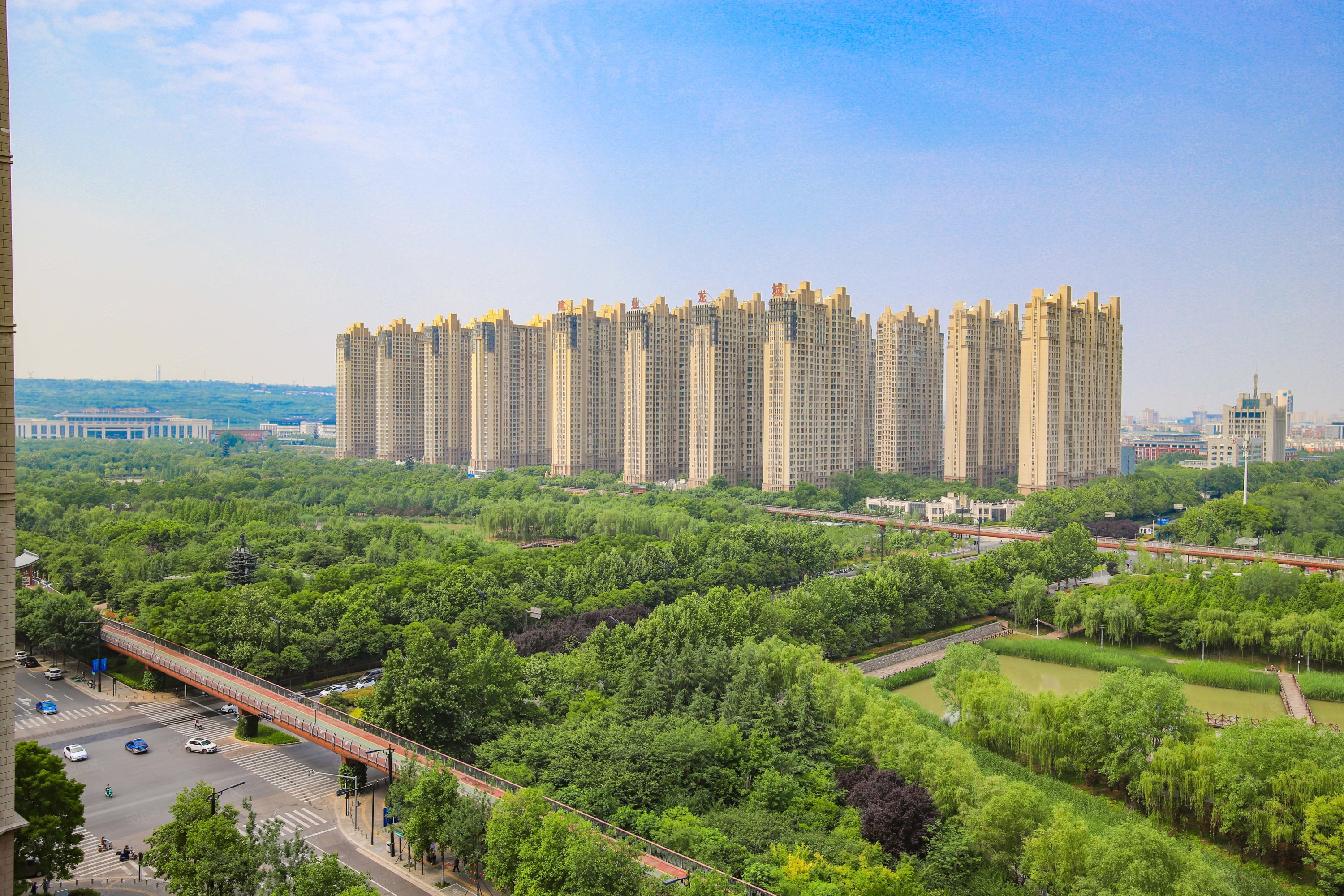 建业龙城品质改善大四室一梯一户观景房精装地铁口兴洛湖