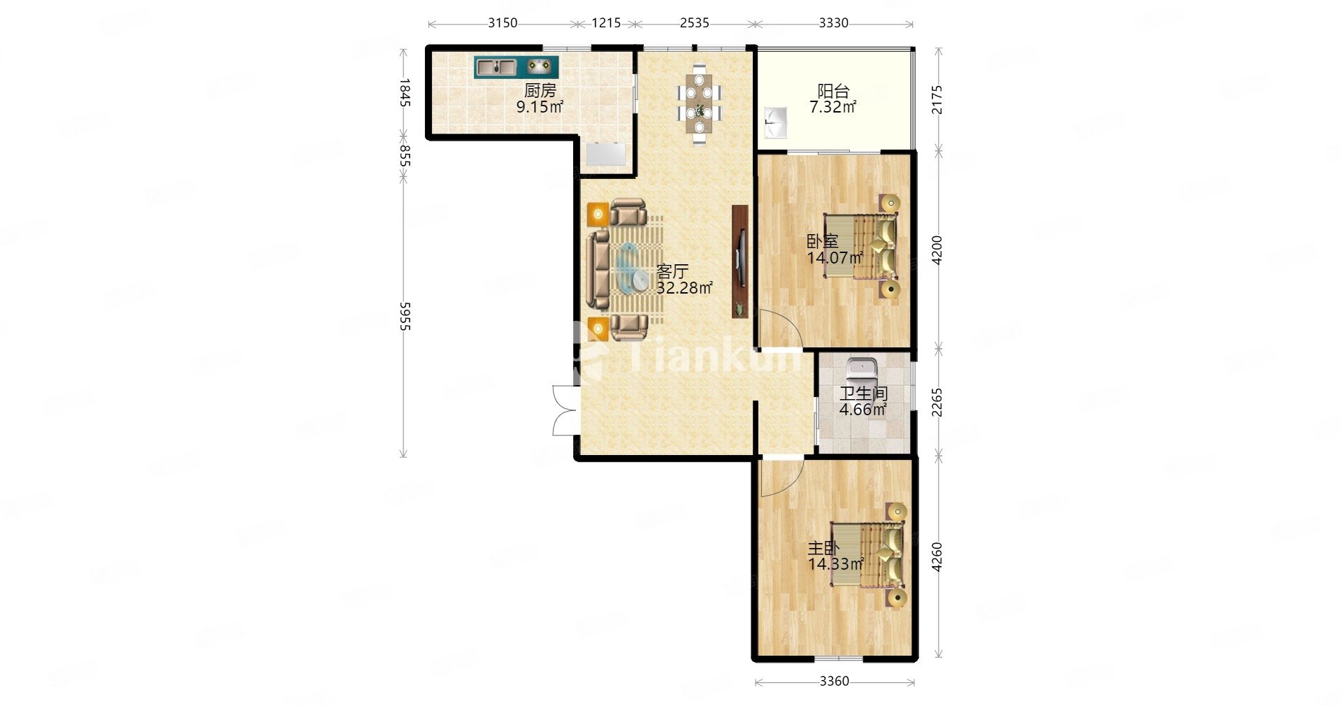路海澜湾隔壁两室南北通透中装带家具可按揭中层,中粮国际-宝鸡58同城