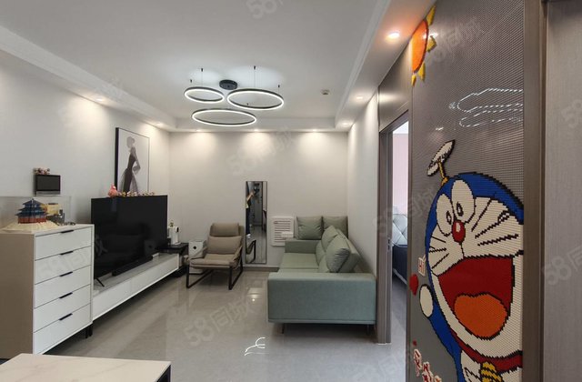 公园附近中央帝景两室两厅免大税带储