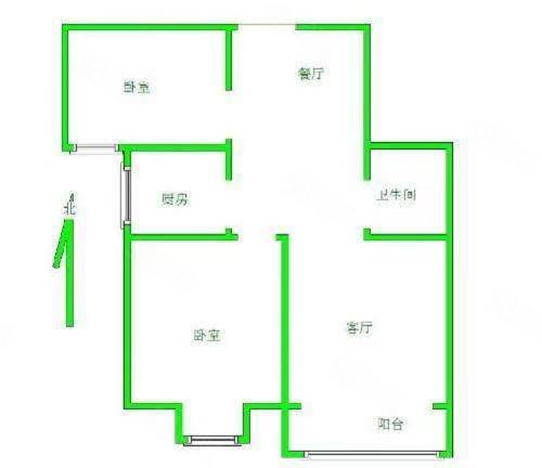 博鑫青年城2室2厅1卫99.7㎡南82万