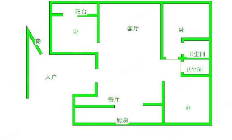 民生凤凰城7号院3室2厅2卫142㎡南北142万