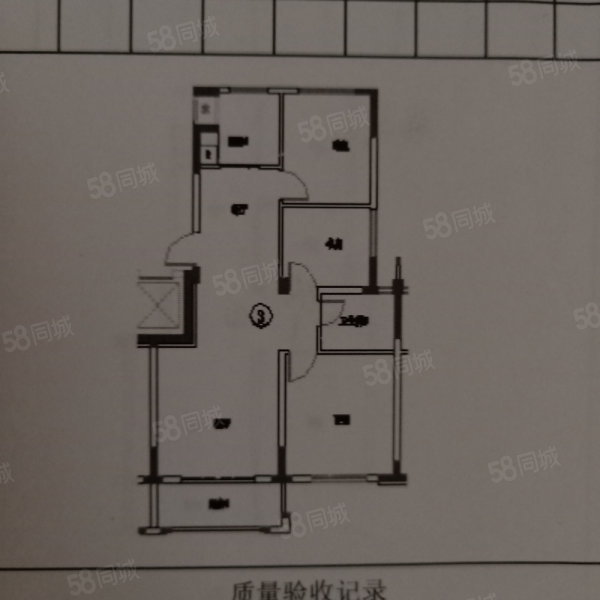 山韵佳苑(B区)3室1厅1卫93㎡南北100万