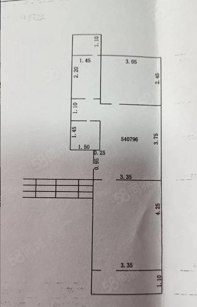 贸易街166号院2室2厅1卫88㎡南北88万