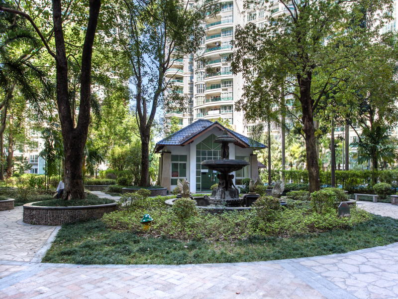 中高楼层朝南看小区园林 赠送大阳台 安静不吵,永怡聚豪园-中山58同城