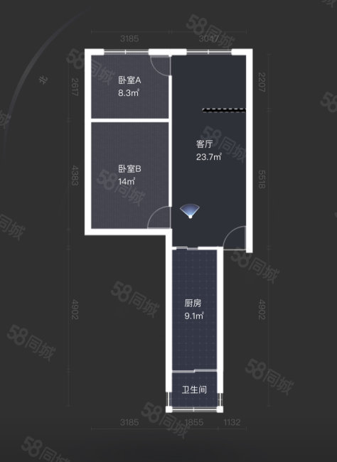 中天世纪新城三组团6室2厅2卫172.02㎡南200万