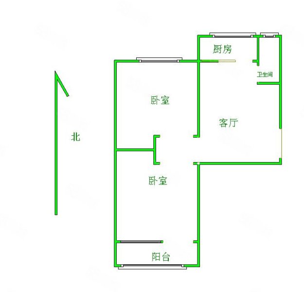 都市桃源2室1厅1卫71㎡南北27.8万