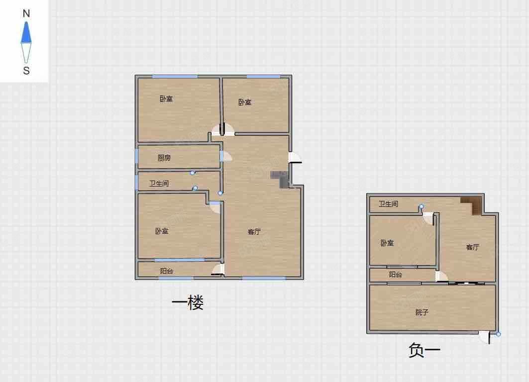 紫园4室3厅2卫120.86㎡南北190万