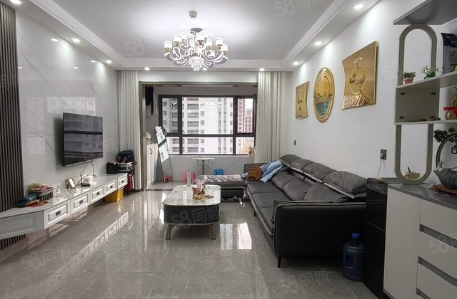 市区次新房，莲湖新城 精装3室，带车储，好楼层，徒骇河旁