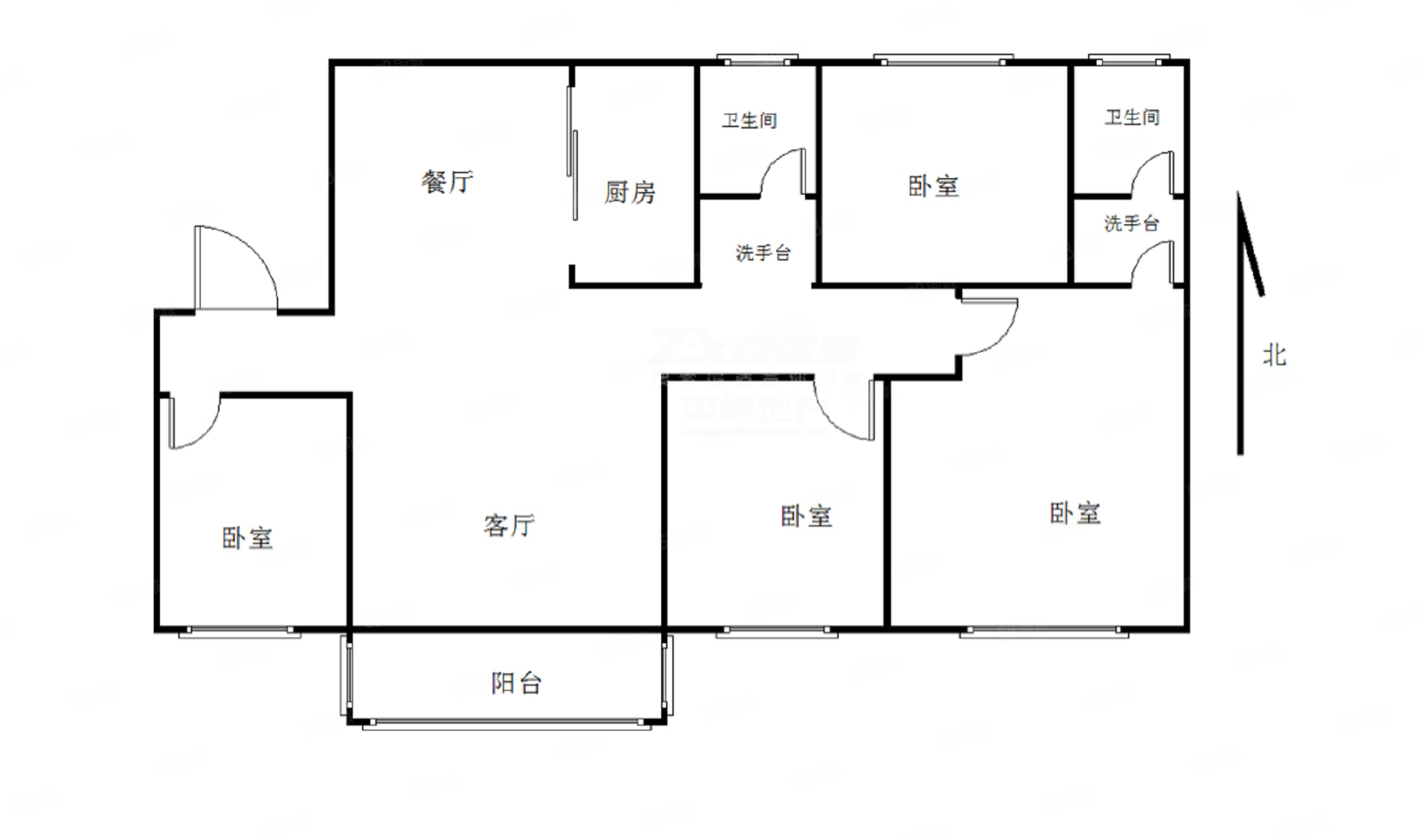 碧桂园济州印象二期4室2厅2卫143㎡南北143万