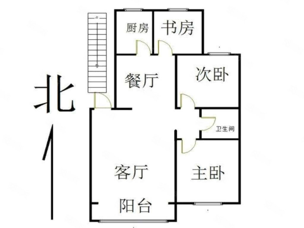 江南水乡(A区)3室2厅1卫111㎡南北84.8万