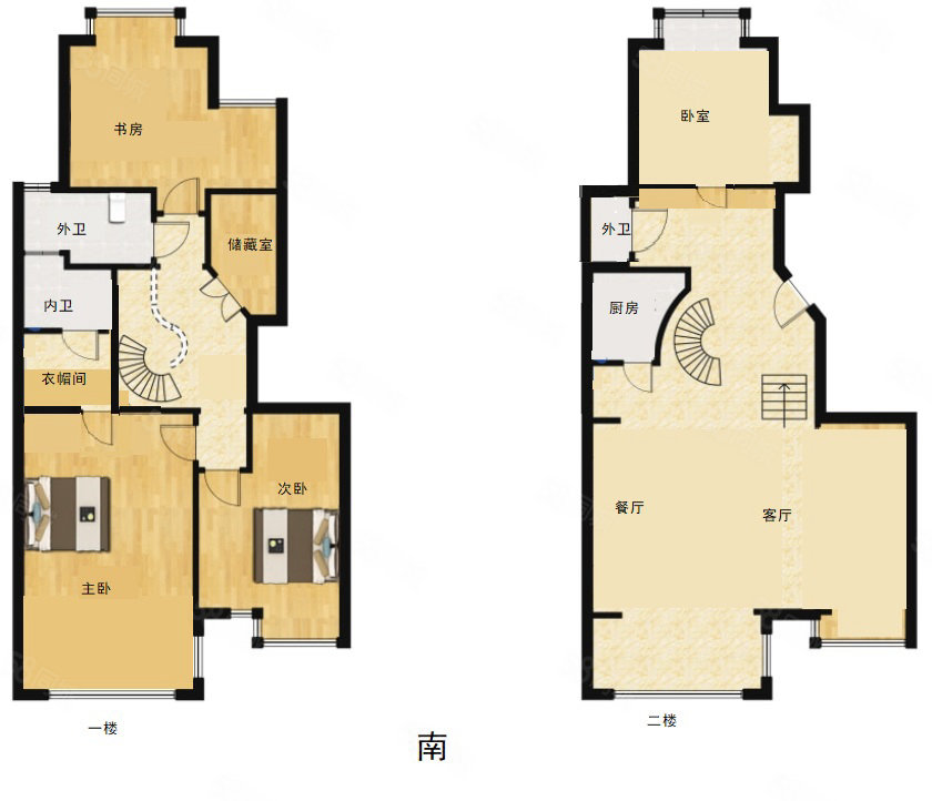 香缇半岛4室2厅3卫172.03㎡南北410万