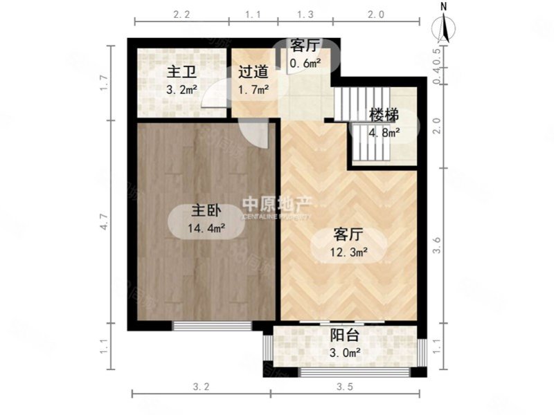 水竹花园3室2厅2卫117.57㎡南北150万