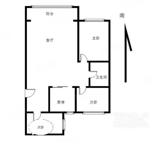 和昌紫竹云山墅3室2厅3卫105.45㎡南北138万