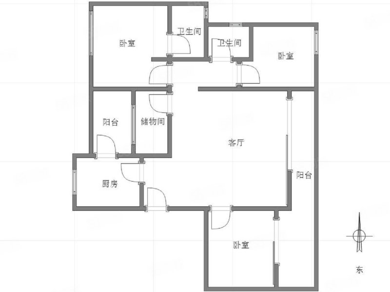 远洋九公子4室2厅2卫121㎡南北163万