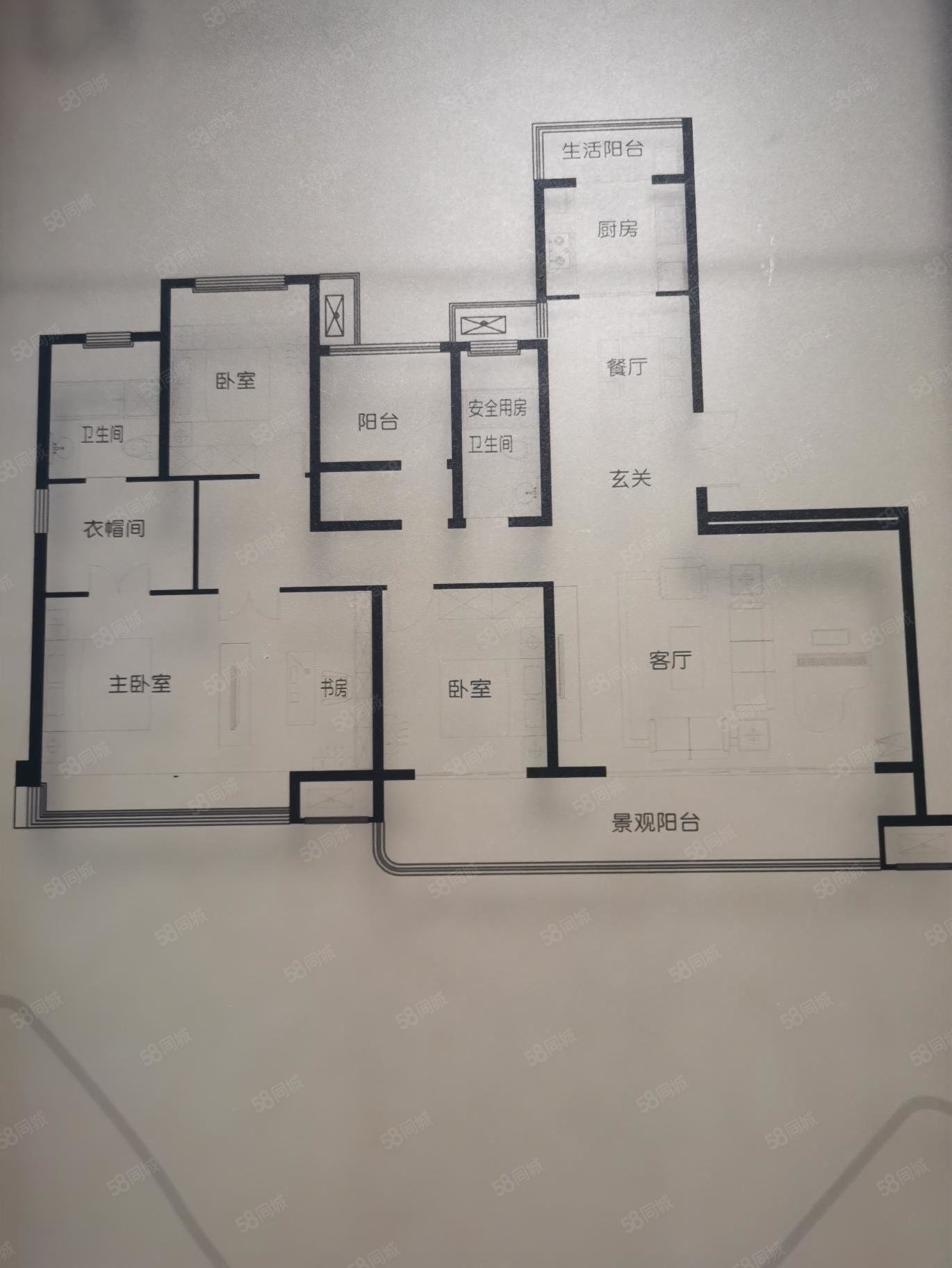 瞰江大平层(亚洲铂金健康住宅丶国浩18t),国浩18t-重庆58同城