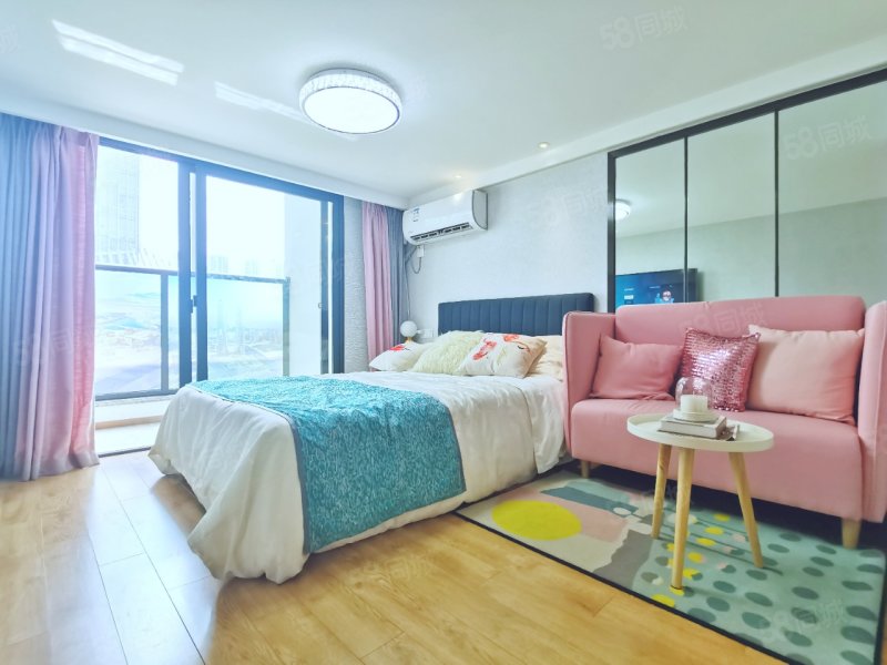 精装修loft两房 户户带阳台丨全明采光全通透,奥体国际村-杭州58统乔