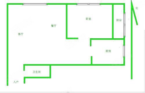 杏坛小区2室2厅1卫67.27㎡南北47万