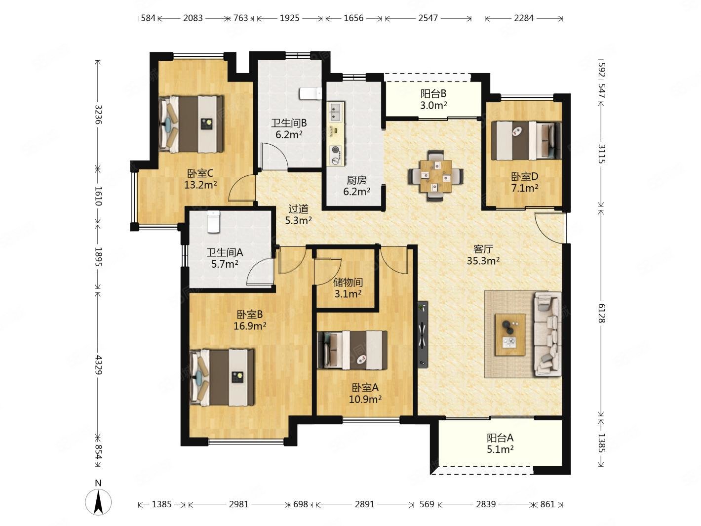 经开区 地铁口 168校区 紫御府大户型 环境优美 配套齐全
