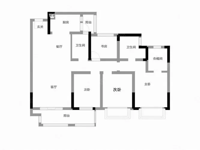 白沙世纪佳园(西区)4室2厅2卫167㎡南北157万