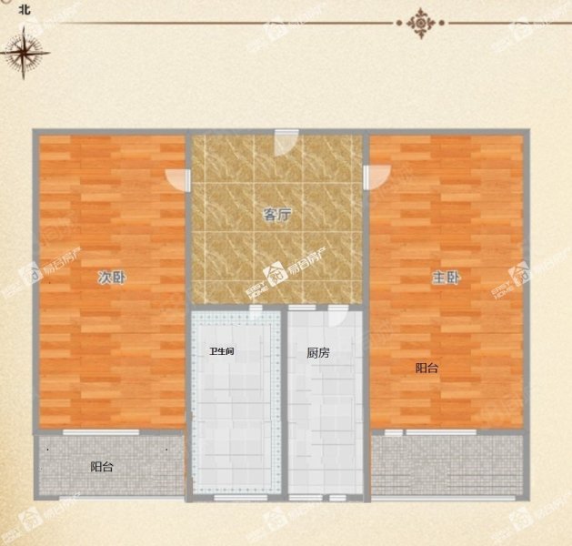 东关管厂宿舍2室1厅1卫67.61㎡南230万