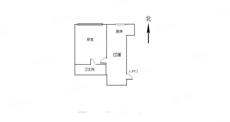 青春嘉园1室1厅1卫28㎡北19.8万