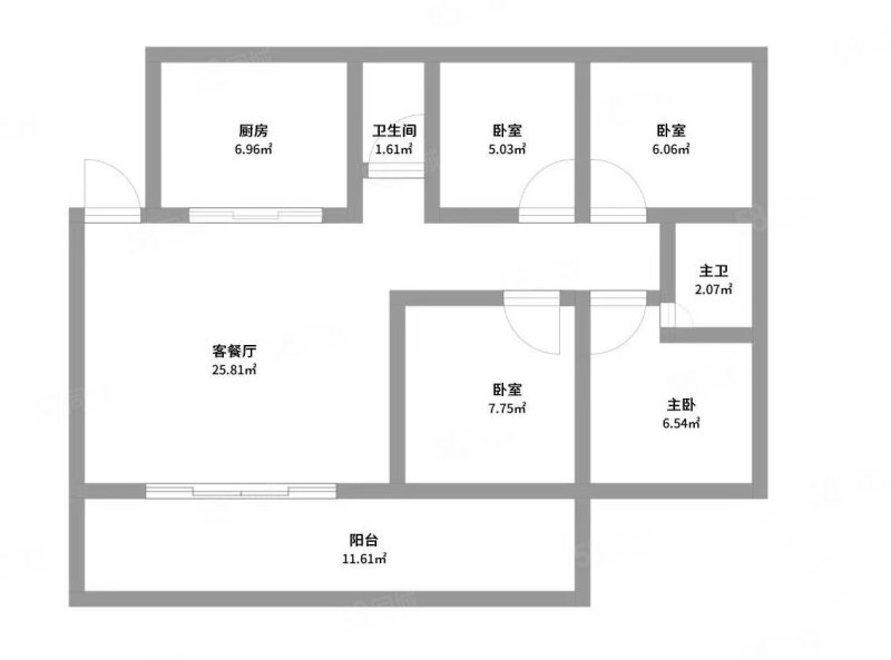 公安局南湖分局生活区4室2厅2卫144.15㎡南北277万