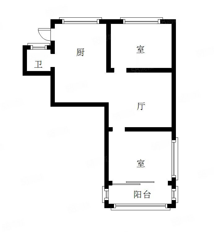 花红园社区休闲苑2室1厅1卫52㎡南北148万